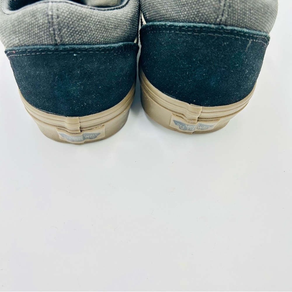 Vans shoes Old Skool sneakers classic low top gray and black men size 10.5 - Picture 9 of 10
